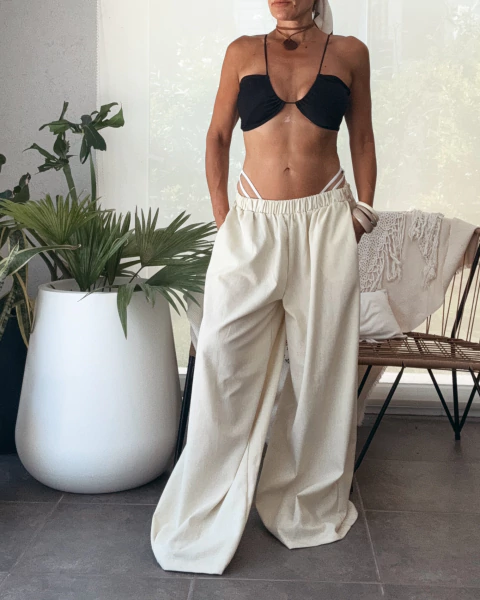 MAXI PALAZZO DE LINO PENTA - comprar online