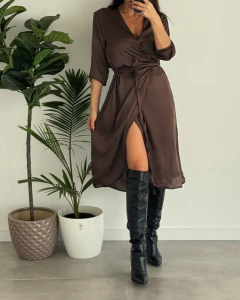 VESTIDO ELIANA SATEN - tienda online