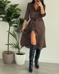 VESTIDO ELIANA SATEN - comprar online