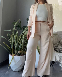 PANTALON SASTRERO WIDE LEG PAUL - comprar online