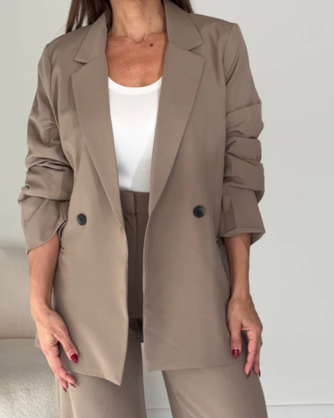 BLAIZER SASTRERO CRUZADO MIKONOS - comprar online