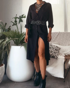 VESTIDO CAMISERO TROYA - Sor Juana