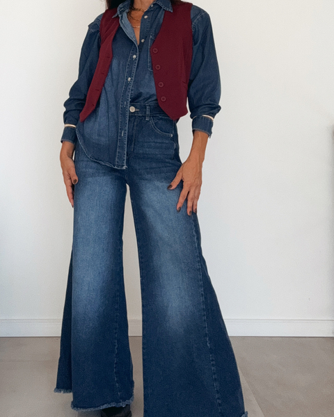 JEAN SUPER WIDE VOLTA - comprar online