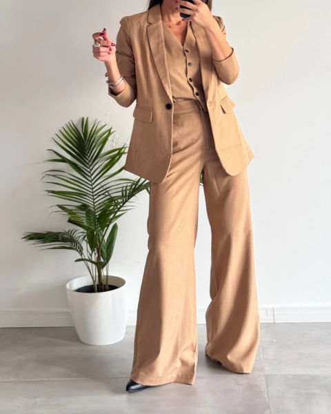 PANTALON SASTRERO WIDE LEG LIMBO - comprar online