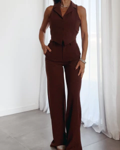 PANTALON SASTRERO WIDE LEG EUROPE - comprar online