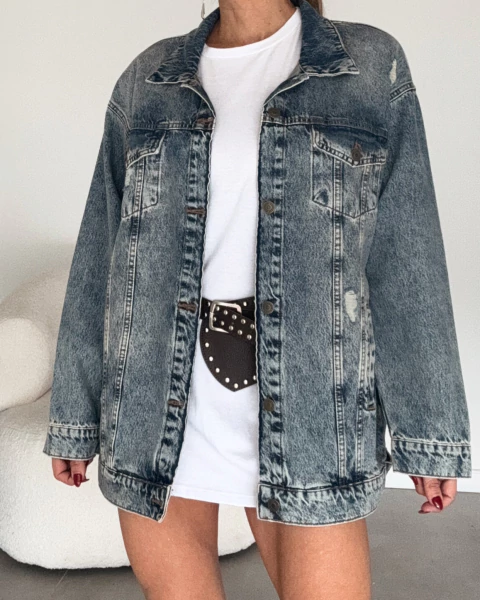 CAMPERA DE JEAN OVER GIAN - comprar online