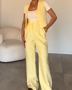 PANTALON SASTRERO WIDE LEG BELEN - Sor Juana