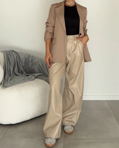 PANTALON WIDE LEG ENGOMADO ROSE en internet