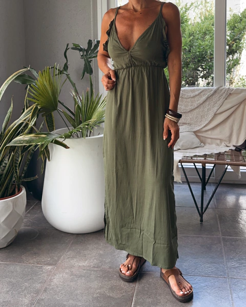 VESTIDO DE LINO MATU - comprar online