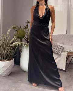 VESTIDO DE SATEN MARGY - comprar online