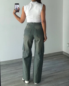 JEAN WIDE LEG CARGO JORDAN - comprar online