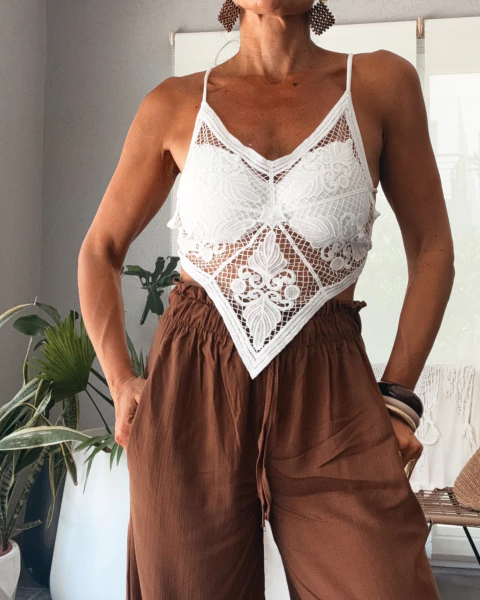 TOP DE BRODERIE KIM - comprar online