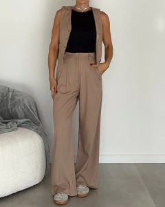 PANTALON SASTRERO WIDE LEG ABIGAIL - comprar online
