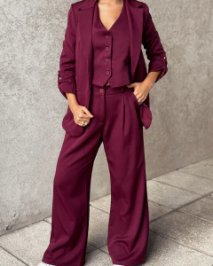 PANTALON SASTRERO WIDE LEG BELEN - comprar online