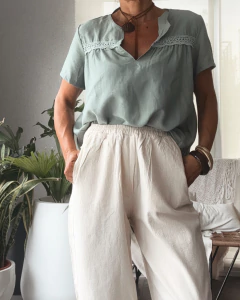 BLUSA DE LINO RODY - tienda online