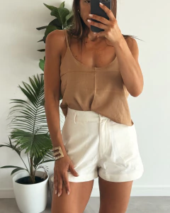 SHORT DE LINO MANDY - Sor Juana