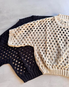 SWEATER CALADO BAD - Sor Juana