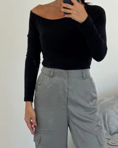 PANTALON CARGO DE SATEN LADY - Sor Juana