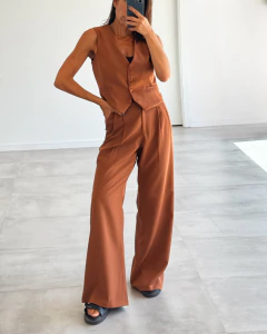 PANTALON SASTRERO WIDE LEG BELEN - Sor Juana