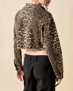 CAMPERA PRINT CROP OLAYA - tienda online