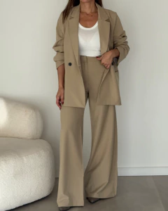 PANTALON SASTRERO WIDE LEG MIKONOS - comprar online