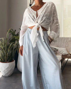 MAXI PALAZZO DE LINO PENTA - comprar online