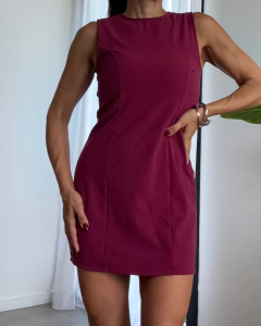VESTIDO DE CREPÉ MITRE
