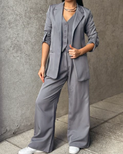PANTALON SASTRERO WIDE LEG BELEN - comprar online
