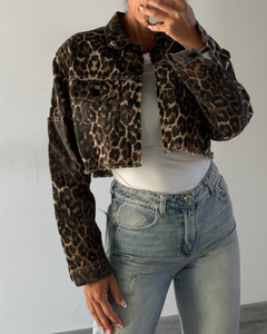 CAMPERA PRINT CROP OLAYA