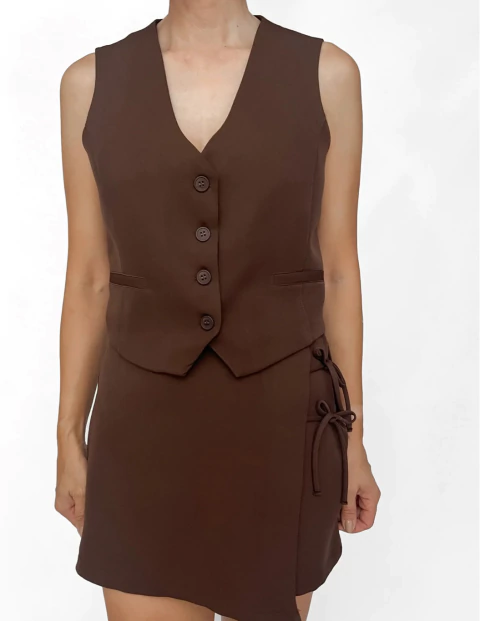 SHORT POLLERA BELEN ATADA - comprar online