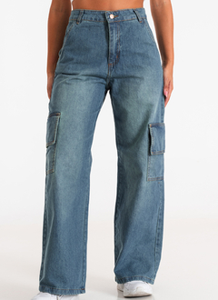 Imagen de JEAN WIDE LEG CARGO JORDAN