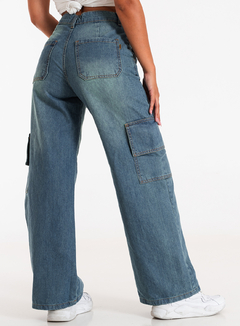 JEAN WIDE LEG CARGO JORDAN - tienda online