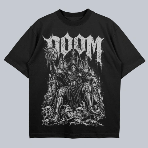 Camiseta Oversized Premium DOOM Unissex