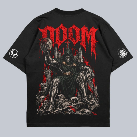 Camiseta Oversized Premium DOOM 01 Unissex