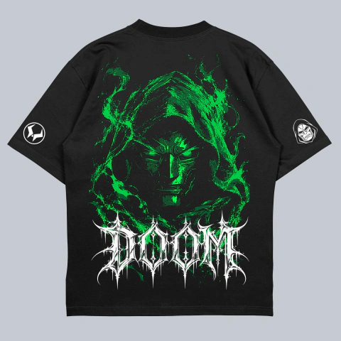Camiseta Oversized Premium DOOM 03 Unissex