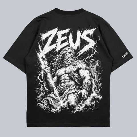 Camiseta Oversized Premium Zeus Unissex