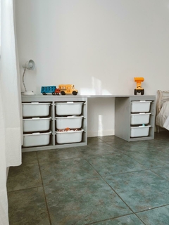 Mueble escritorio con Bateas 180cm - comprar online