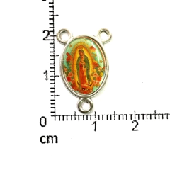 Dijes Religioso Niquel Con Dome X 5 Unidad ( ARG-9141/N/8 )