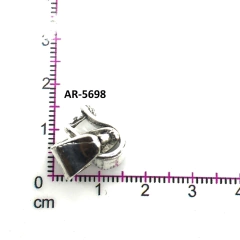 (AR-5698) DROPS METAL CANTIDAD POR 10 UNIDAD 14*7 MM COLOR NIQUEL