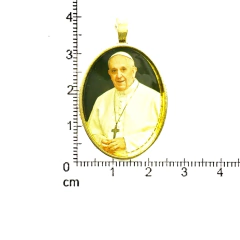 Dijes Religioso Niquel Con Dome X 5 Unidad ( ARG-9091/N/3 ) - tienda online