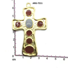 ARG-7211 CRUZ + RELIGION DORADO - comprar online