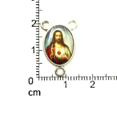 Dijes Religioso Niquel Con Dome X 5 Unidad ( ARG-9141/N/8 ) - Las  Perlas by Valeria