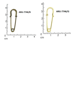 ALFILER GANCHO 3.5 CM CANTIDAD POR 12 UNIDAD