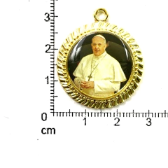 Imagen de Dijes Religioso Niquel Con Dome X 5 Unidad ( ARG-9093/N/8 )