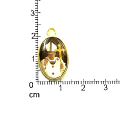 Imagen de Dijes Religioso Niquel Con Dome X 5 Unidad ( ARG-9032/N/8 )