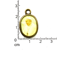 Dijes Religioso Niquel Con Dome X 5 Unidad ( ARG-9092/N/7 ) - Las  Perlas by Valeria