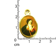 Dijes Religioso Niquel Con Dome X 5 Unidad ( ARG-9092/N/7 ) - Las  Perlas by Valeria