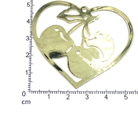 A-5639-G CORAZÓN DORADO PESO 8,85 GR C/U - comprar online
