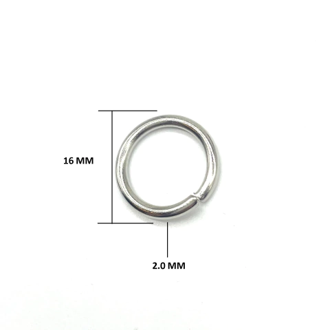 ARGOLLA NIQUEL 16*2.0 MM