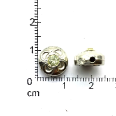 ccb con brillo plateado redondo - comprar online